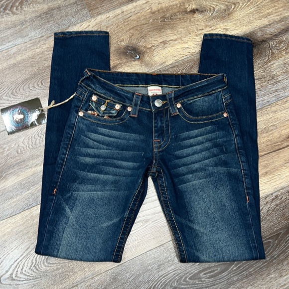 NWT True Religion 🌈 “Joey” Rainbow Skinny Jeans - Picture 4 of 14